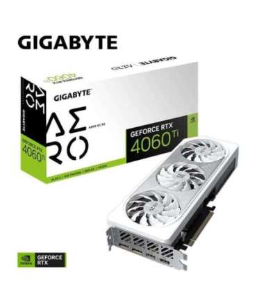 Graphics Card|GIGABYTE|NVIDIA GeForce RTX 4060 Ti|8 GB|GDDR6|128 bit|PCIE 4.0 16x|2xHDMI|2xDisplayPort|GV-N406TAEROOC-8GD