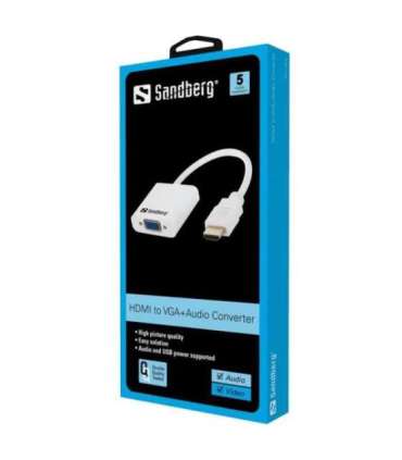 Sandberg 508-77 HDMI to VGA+Audio Converter