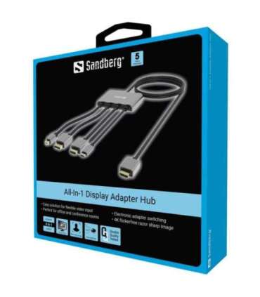 Sandberg 509-21 All-In-1 Display Adapter Hub