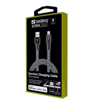 Sandberg 441-35 Survivor Lightning Cable 1M