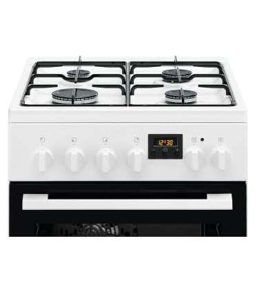 Gaasipliit Electrolux LKK 540201W elektriahjuga, 50 cm