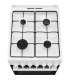 Gaasipliit Electrolux LKK 540201W elektriahjuga, 50 cm