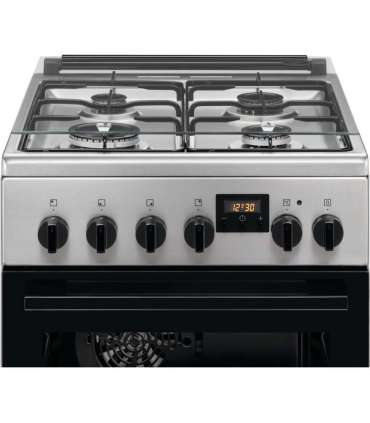 Gaasipliit Electrolux LKK 540201X elektriahjuga, 50 cm