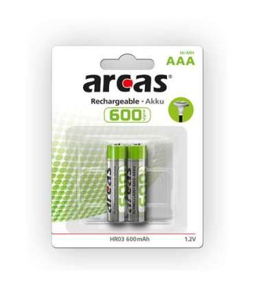 ARCAS NI-MH R03 MICRO AAA 600mA BP2 Arcas