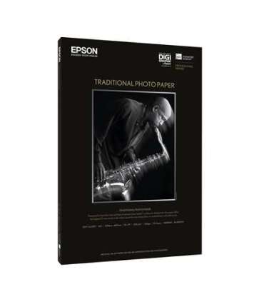 Epson Traditional Photo Paper 	C13S045050 Photo Paper, A4, 325 g/m²