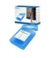 3,5" HDD protection box for 1 HDD, blue Logilink