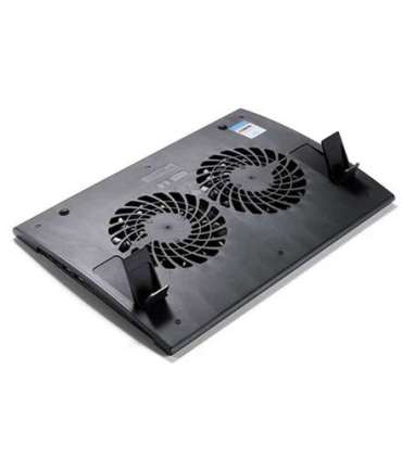 deepcool Laptop cooler Wind Pal FS , slim, portabel , highe performance, two 140mm fans, 2 xUSB Hub, up tp 17"   382x262x46mm mm