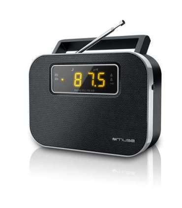 Muse M-081R Black, Alarm function, 2-band PLL portable radio