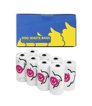 PETKIT Dog Waste Bags 8 units, 120 pcs in Total, Environmentally conscious, Reliable strength, keeping hands protected and minim