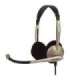 Koss Headphones CS100USB Wired, On-Ear, Microphone, USB Type-A, Noice canceling, Gold