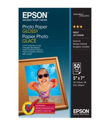 Epson Photo Paper Glossy 50 sheets, 13 x 18 cm, 200 g/m²