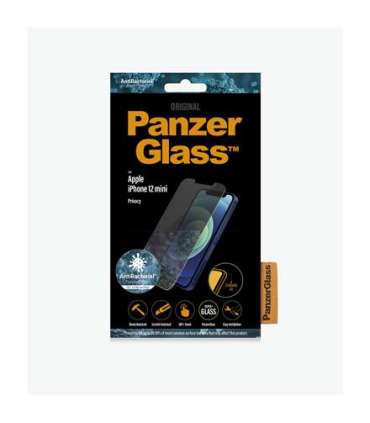 PanzerGlass Apple, For iPhone 12 Mini, Tempered Glass, Transparent, Privacy glass
