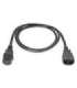 Digitus Power Cord extension cable  C13 - C14, AK-440201-018-S 1.8 m, Black