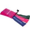 Pure2Improve Body Shaper Bands, Set of 3 Green, Pink and Purple