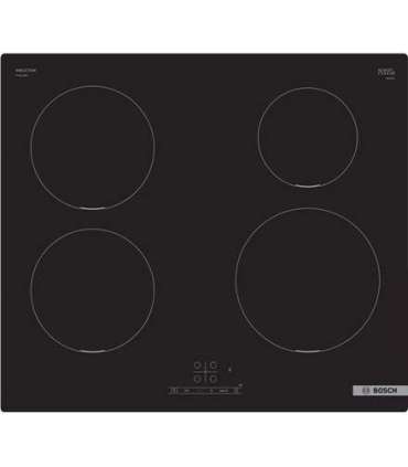 Bosch Hob PUE611BB5E  Induction, Number of burners/cooking zones 4, Touch, Timer, Black