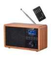 Adler Radio DAB+ Bluetooth AD 1184	 Display LCD, Black/Brown, Alarm function