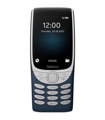 Nokia 8210 Blue, 2.8 ", TFT LCD, 240 x 320, Unisoc, T107, Internal RAM 0.048 GB, 0.128 GB, microSDHC, Dual SIM, Main camera 0.3