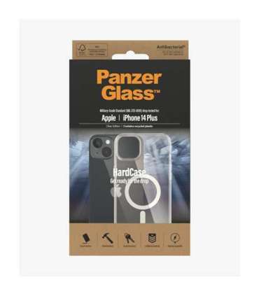 PanzerGlass HardCase MagSafe Compatible Apple, iPhone 14 Plus, Clear
