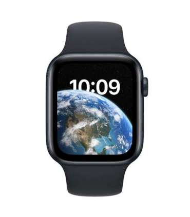 Apple Watch SE MNPY3EL/A 44mm, GPS (satellite), Retina LTPO OLED, Touchscreen, Heart rate monitor, Waterproof, Bluetooth, Wi-Fi,