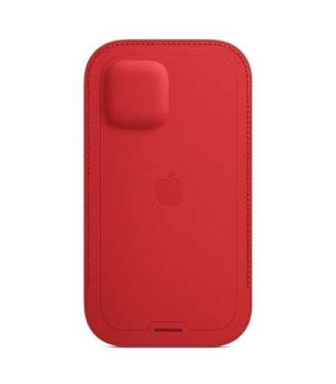 Apple 12, 12 Pro Leather Sleeve with MagSafe Red