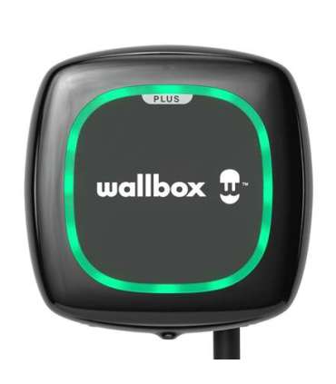 Wallbox Pulsar Plus Electric Vehicle charger, 5 meter cable Type 2, 7,4kW, RCD(DC Leakage) + OCPP, Black