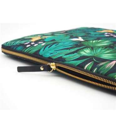 Casyx for MacBook SLVS-000020 Fits up to size 13 ”/14 ", Sleeve, Deep Jungle, Waterproof