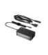 Natec USB Charger 65W Grayling 2.70 m, Black