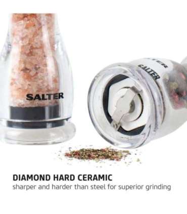 Salter 7606 CLXR Contemporary Salt & Pepper Mills