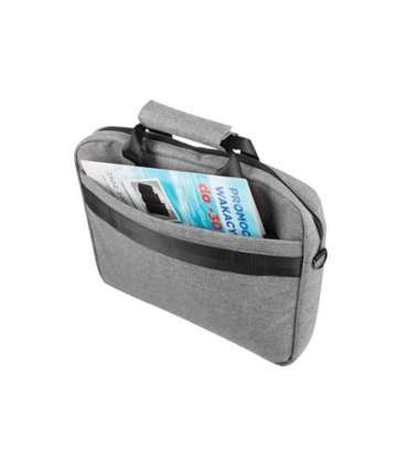 Natec Laptop Bag, Mustela, 15.6", Grey