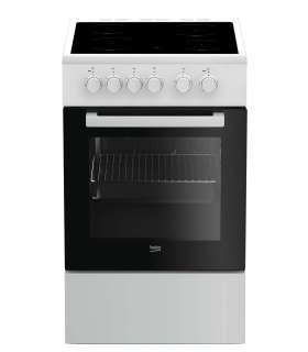 Klaaskeraamiline elektripliit Beko FSS57000 GW, 50 cm