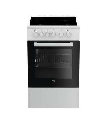 Klaaskeraamiline elektripliit Beko FSS57000 GW, 50 cm