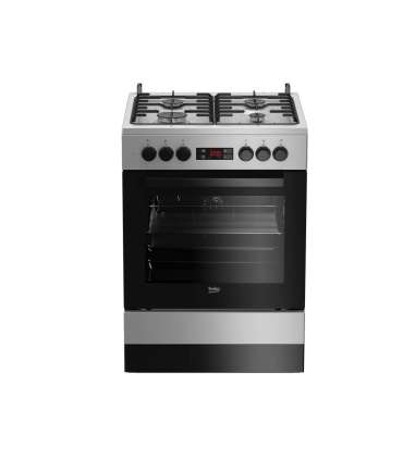 Gaasipliit Beko FSM 62320DSS elektriahjuga, 60 cm