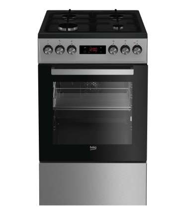 Gaasipliit Beko FSM52331DXDT elektriahjuga, 50 cm
