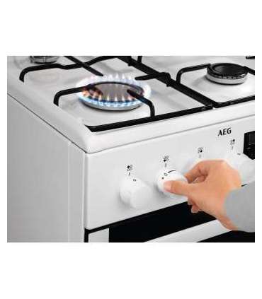 Gaasipliit AEG CKB56480BW elektriahjuga, 50 cm