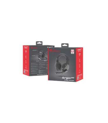 Genesis Gaming Headset, 3.5 mm, ARGON 100, Red/Black, Built-in microphone
