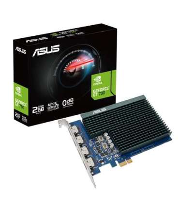 Asus GT730-4H-SL-2GD5 NVIDIA, 2 GB, GeForce GT 730, GDDR5, PCI Express 2.0, Processor frequency 902 MHz, HDMI ports quantity 4,