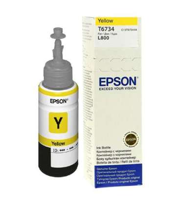 Epson T6734 Ink bottle 70ml Ink Cartridge, Yellow