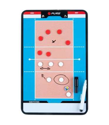 Pure2Improve Volleyball Coach Board Plastic