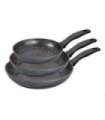 Stoneline Pan set of 3 6882 Frying, Diameter 16/20/24 cm, Suitable for induction hob, Fixed handle, Grey