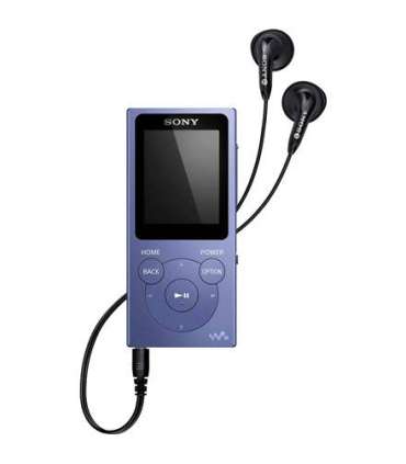 Sony Walkman NW-E394L MP3 Player with FM radio, 8GB, Blue