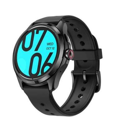TicWatch Pro 5 GPS Obsidian Elite Edition 1.43", Smart watch, NFC, GPS (satellite), OLED, Touchscreen, Heart rate monitor, Activ