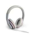 Gembird MHS-LAX-W Stereo headset "Los Angeles" Wired, On-Ear, Microphone, White, 3.5 mm, White