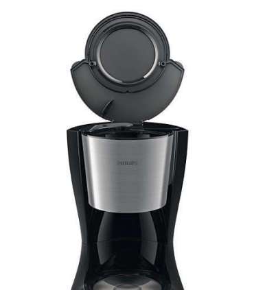 Philips Daily Collection Coffee maker HD7459/20 With glass jug With timer Black & metal