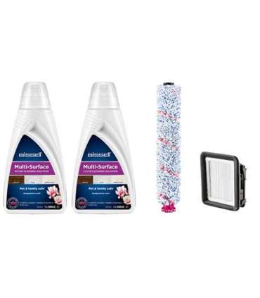 Bissell Cleaning Pack MultiSurface (2xDetergents+Brushroll+Filter)