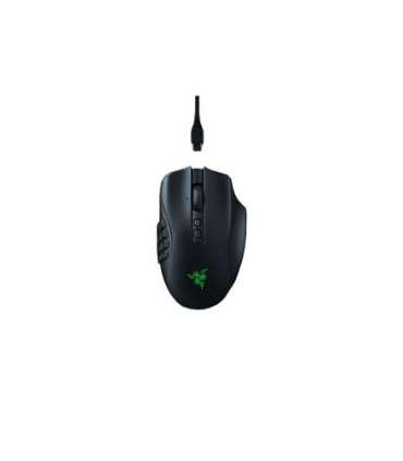 Razer Naga V2 Pro Gaming Mouse, RGB LED light, 2.4GHz, Bluetooth, 	Wireless, Black