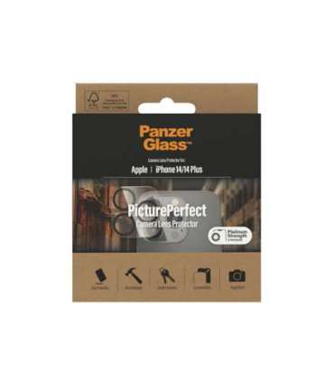 PanzerGlass Camera Lens Protection PicturePerfect Apple, iPhone 14/14 Plus, Glass, Transparent