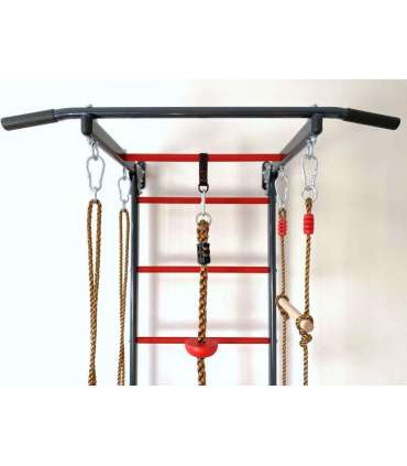 Swedish wall for children RESTPRO® KID-1 grey-red