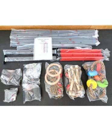 Swedish wall for children RESTPRO® KID-1 grey-red