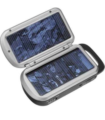 Päikesepaneeliga laadija akupatareidega / akupank Varta 57082 Solar