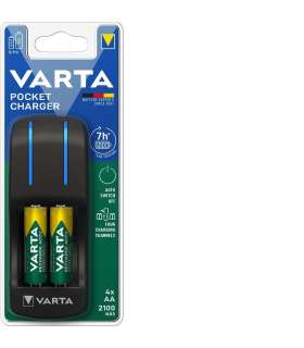 Akupatarei laadija Varta 57642 AA-AAA NiMH akudega